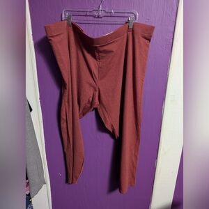 135. NWT $24 LC Lauren Conrad Red Copper Super Skinny Mid-Rise Leggings 4X 26